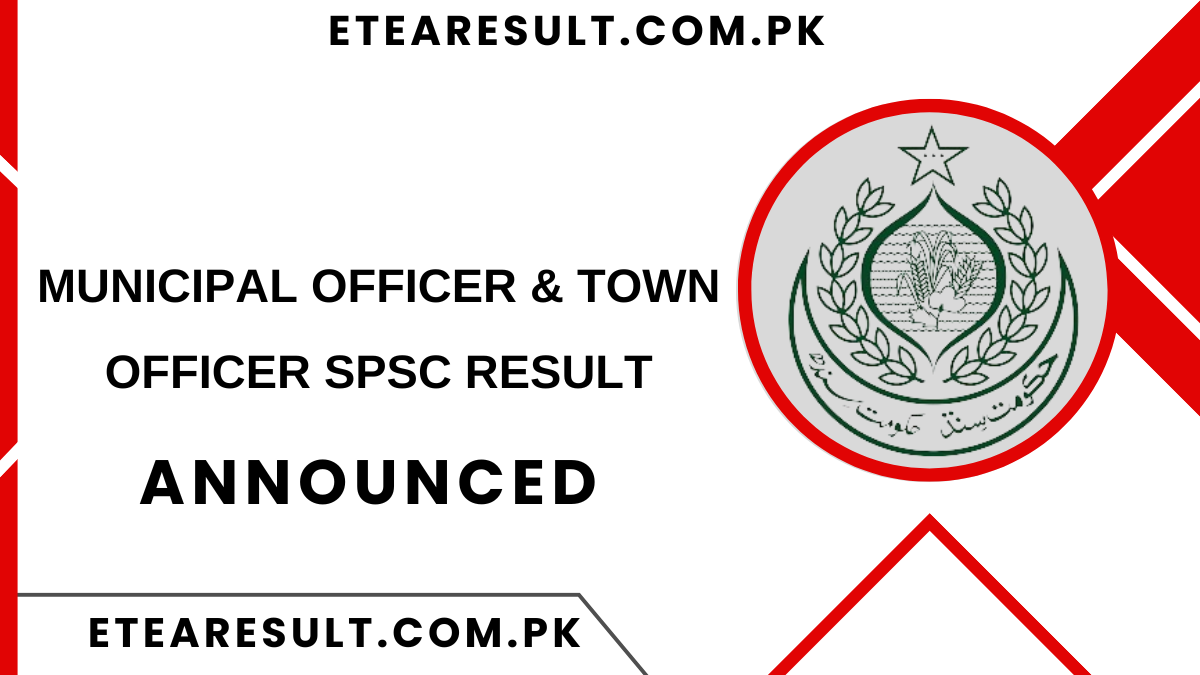 Municipal Officer & Town Officer SPSC Result