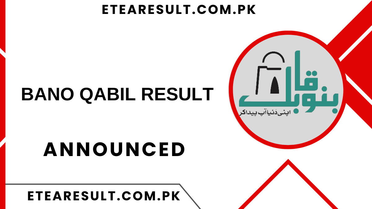 Bano Qabil 2.0 Aptitude Test Result 