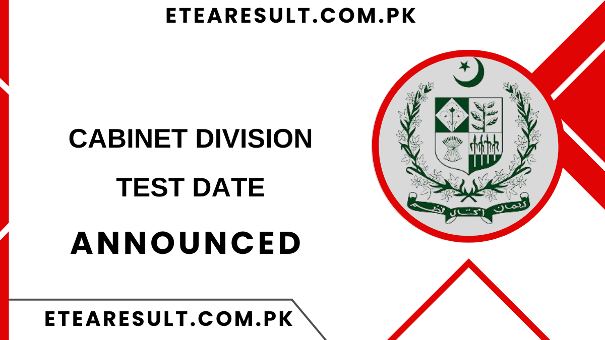 Cabinet Division Test Date