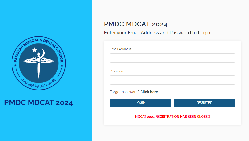 PMDC MDCAT Roll No Slip 2024 Admit Card By PMDC