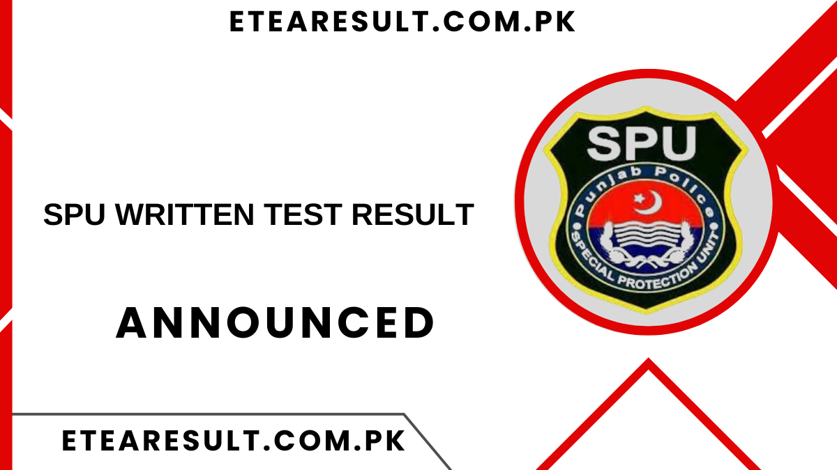 SPU Written Test Result