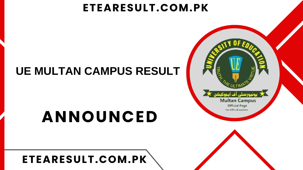 UE Multan Campus Result