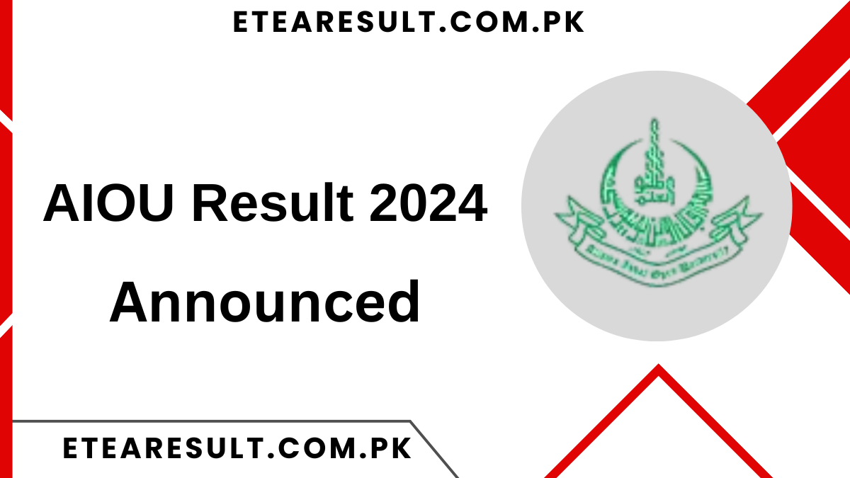 AIOU Result 2024 Announced