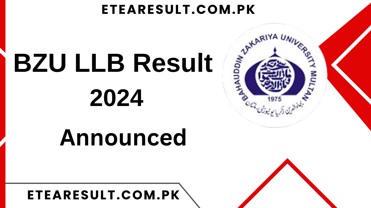 BZU LLB Result 2024