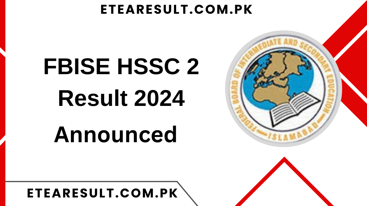 FBISE HSSC 2 Result 2024