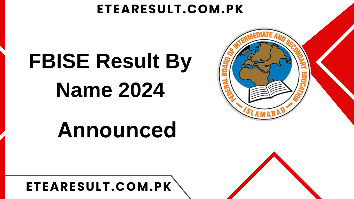 FBISE Result By Name 2024