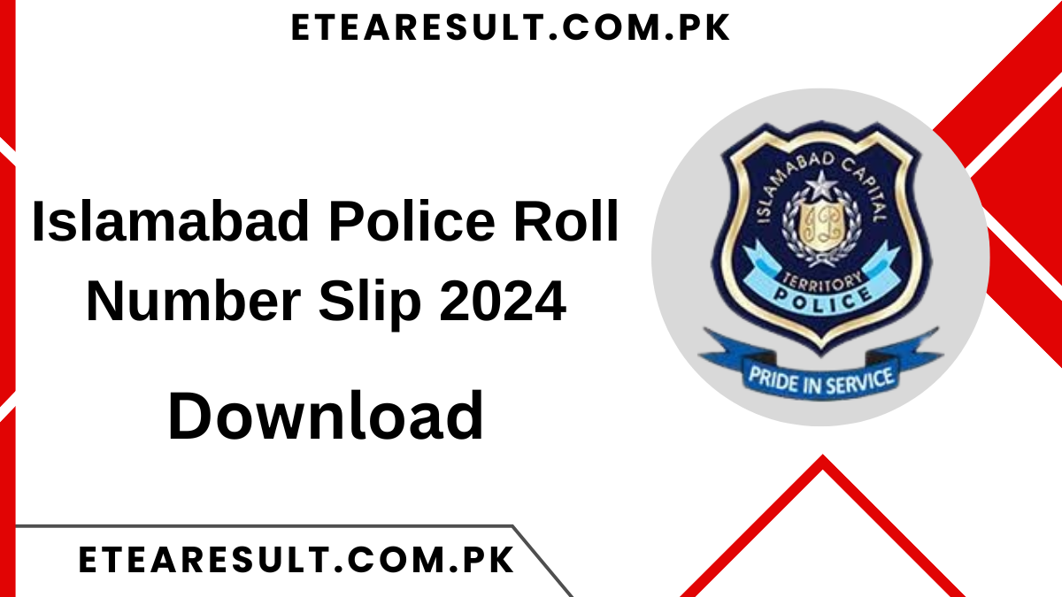 Islamabad Police Roll Number Slip 2024