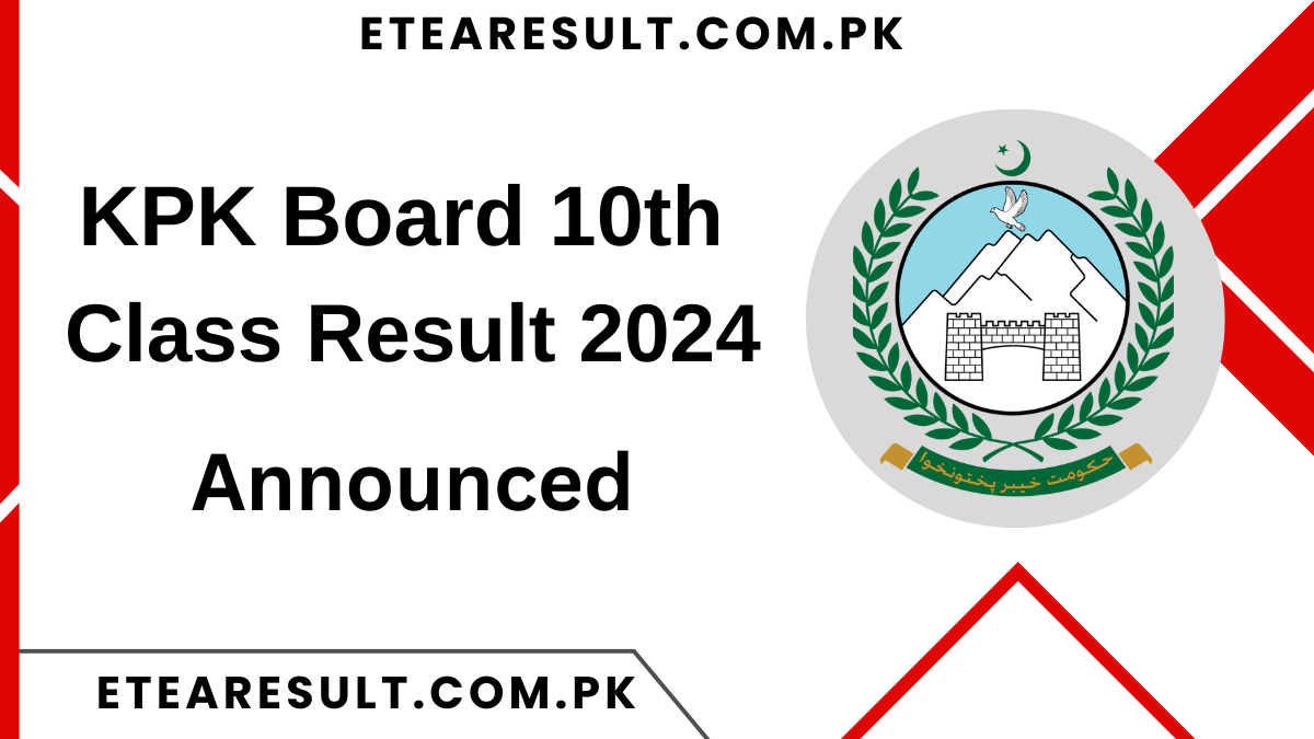 KPK Board 10th Class Result 2024