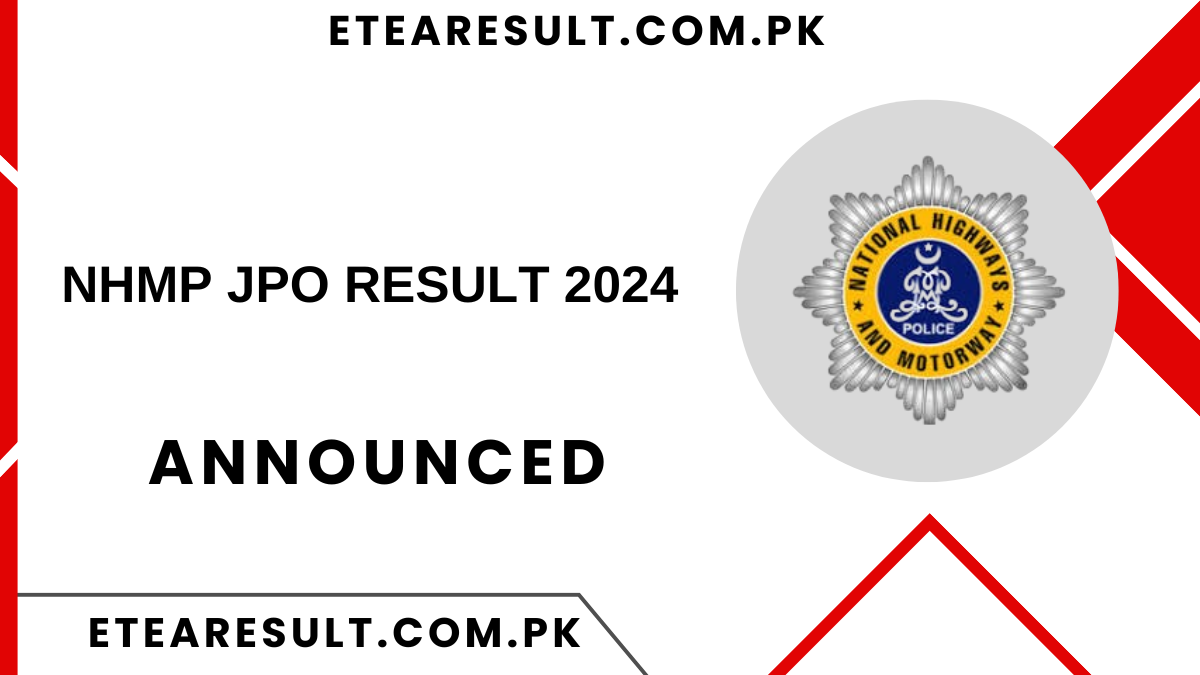 NHMP JPO Result 2024 Announced