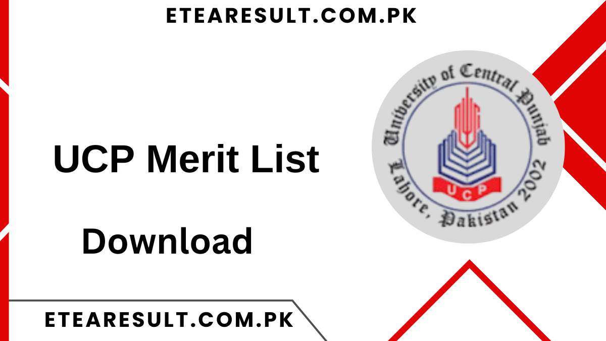 UCP Merit List