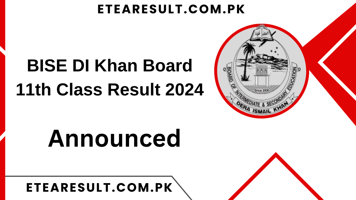 BISE DI Khan Board 11th Class Result 2024