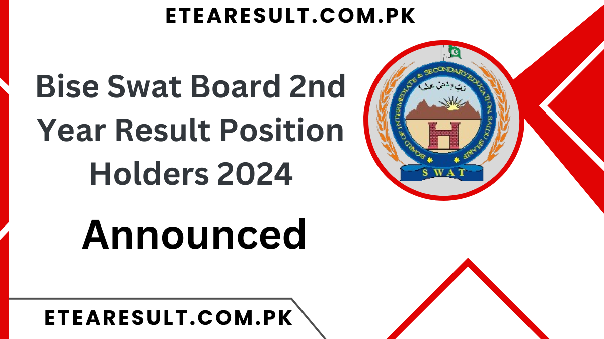 Bise Swat Board 2nd Year Result Position Holders 2024