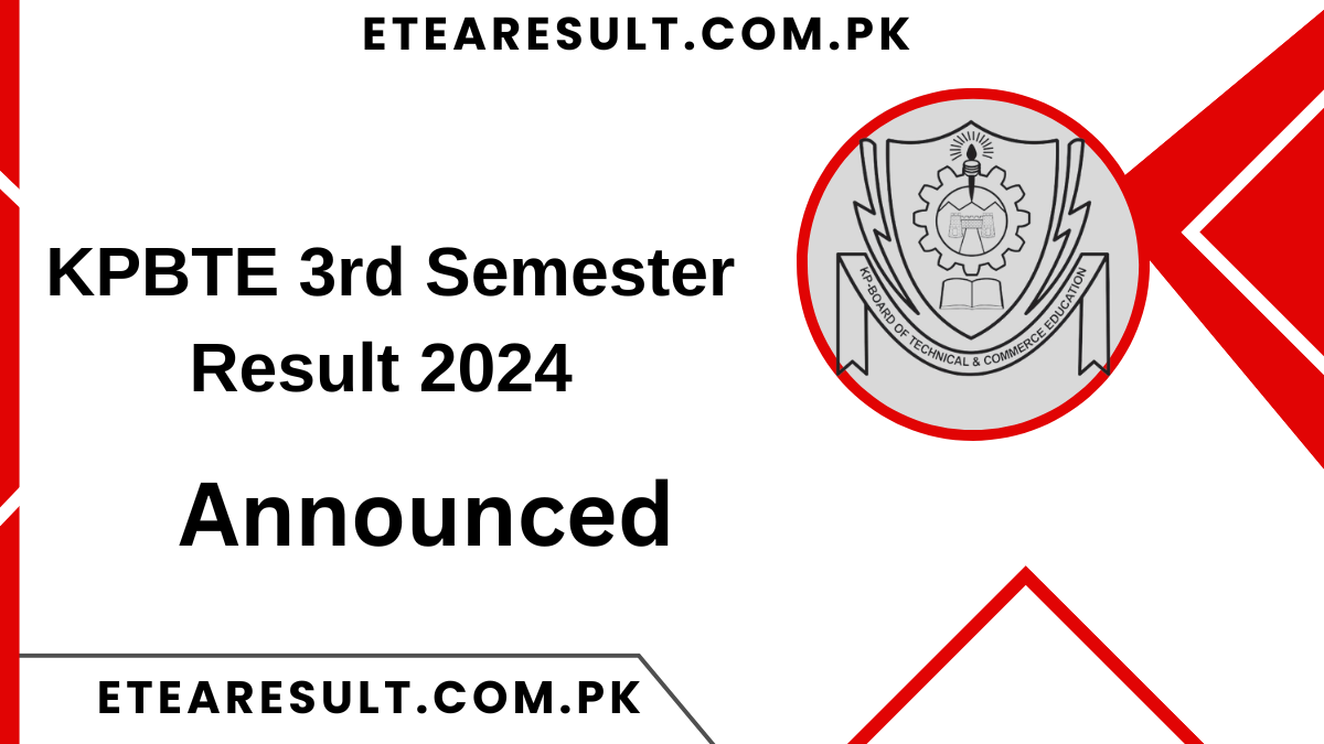 KPBTE 3rd Semester Result 2024