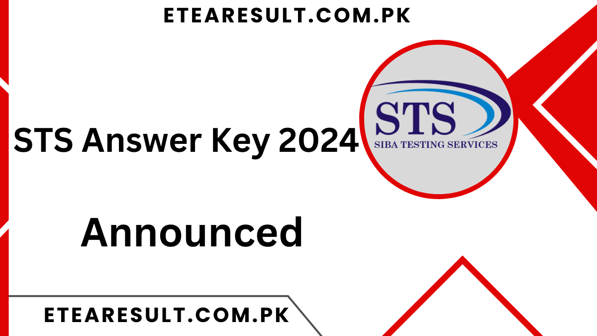 STS Answer Key 2024