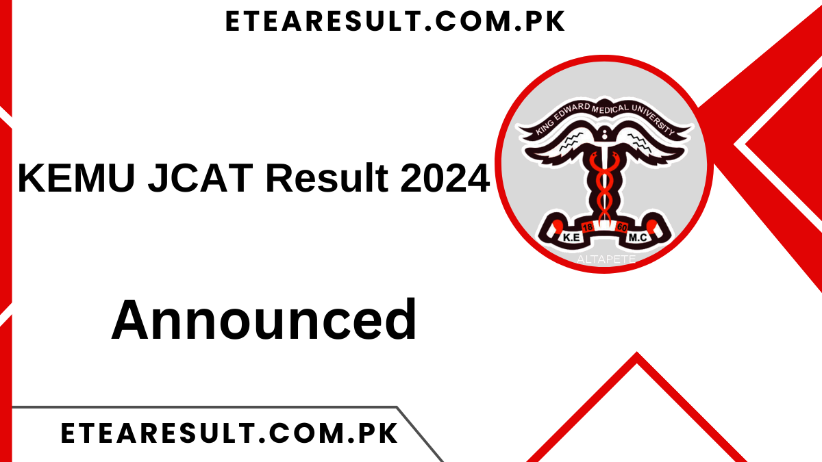 KEMU JCAT Result 2024