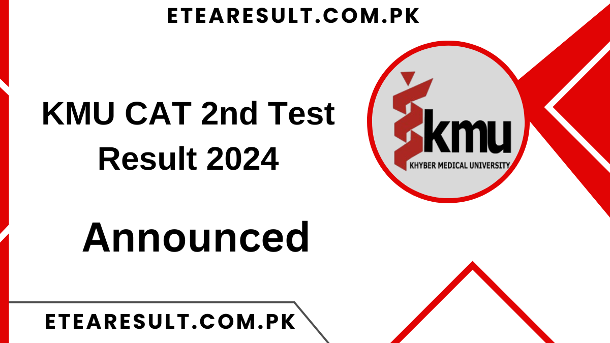 KMU CAT 2nd Test Result 2024