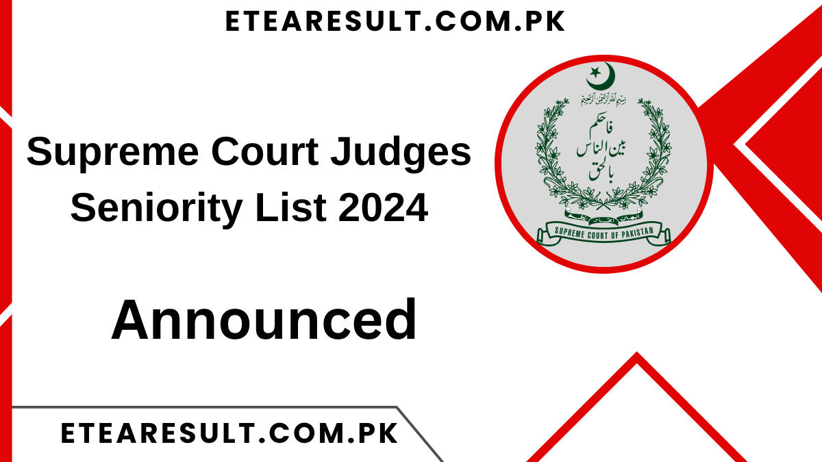 Supreme Court Judges Seniority List 2024