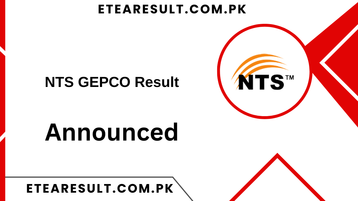 NTS GEPCO Result 2025