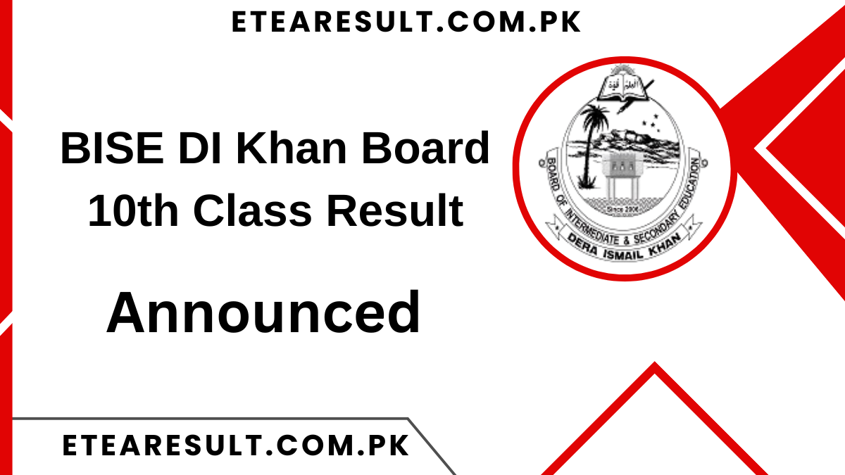 BISE DI Khan Board 10th Class Result